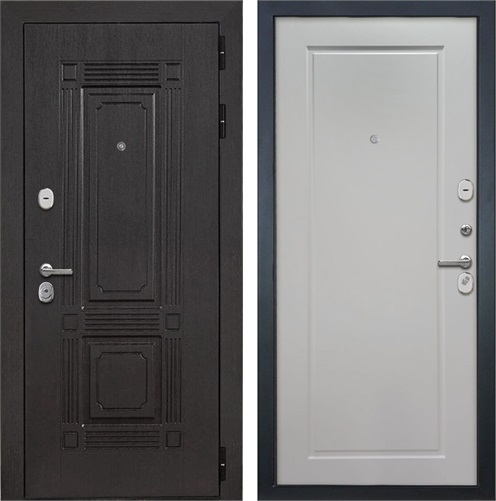 Входная дверь Италия ФЛ-642 (Венге / Мэджик шифон белый) для установки в квартиру 4531 - фото 142735