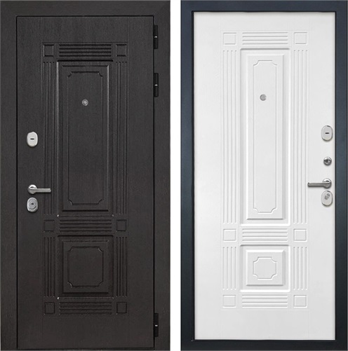 Входная дверь Италия ФЛ-2 (Венге / Силк ясень белый) для установки в квартиру 27404 - фото 142737