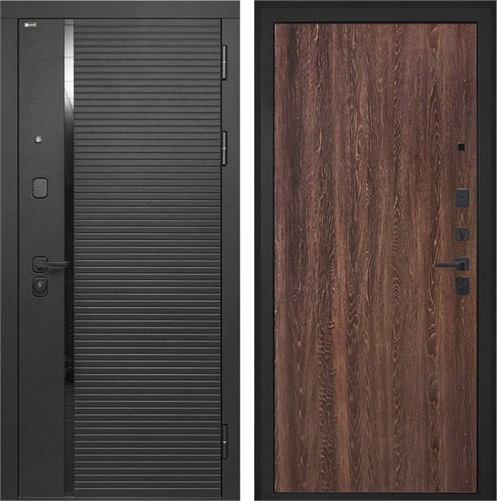 Входная дверь Форт Дуб филадельфия коньяк для установки в квартиру 27788 - фото 142891