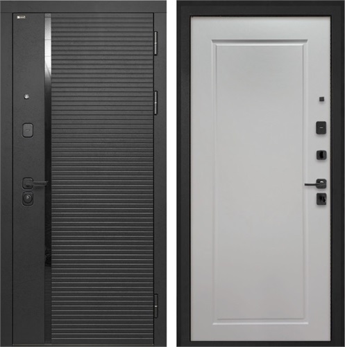 Входная дверь Форт ФЛ-642 Мэджик шифон белый для установки в квартиру 30918 - фото 142898