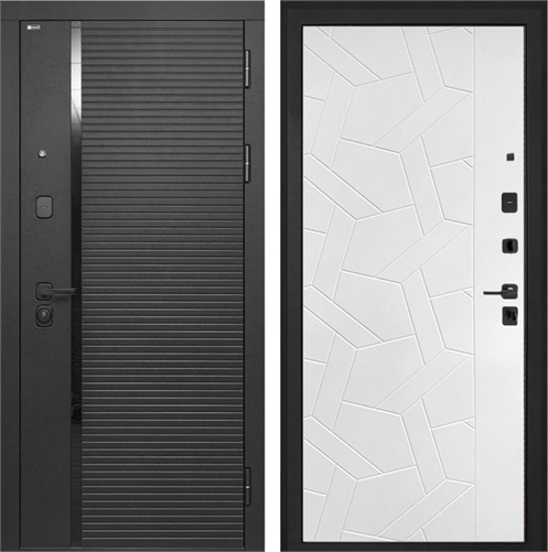 Входная дверь Форт ФЛ-306 Силк ясень белый для установки в квартиру 30921 - фото 142911