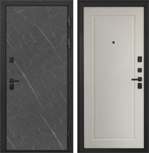 Входная дверь Профит Black ФЛ-642 (Гранит Лава / Мэджик Сэнд светлый кофе) для установки в квартиру 28910 - фото 142935