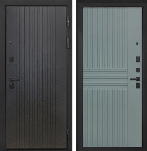 Входная дверь Профит Black ФЛ-326 (Лофт черный / Монолит Фреско) для установки в квартиру 28919 - фото 142999