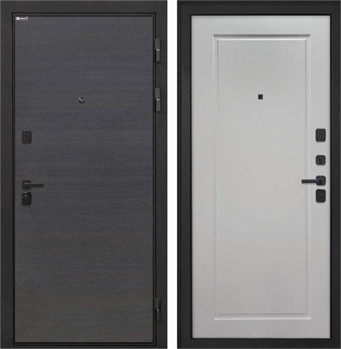 Входная дверь Профит Black ФЛ-642 (Эковенге / Мэджик шифон белый) для установки в квартиру 30945 - фото 143075