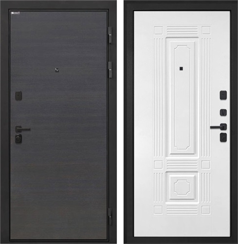 Входная дверь Профит Black ФЛ-2 (Эковенге / Силк ясень белый) для установки в квартиру 30946 - фото 143082