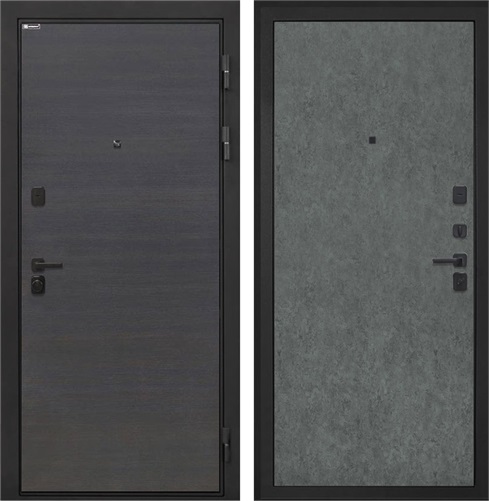 Входная дверь Профит Black (Эковенге / Штукатурка графит) для установки в квартиру 20275 - фото 143104