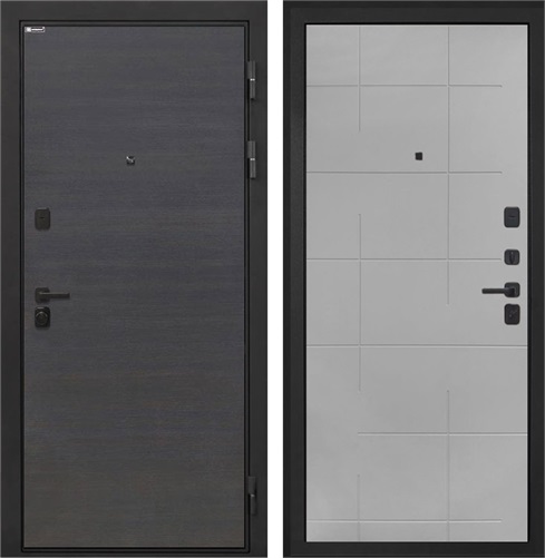 Входная дверь Профит Black ФЛ-6 Геометрия (Эковенге / Мэджик Тин) для установки в квартиру 30950 - фото 143111