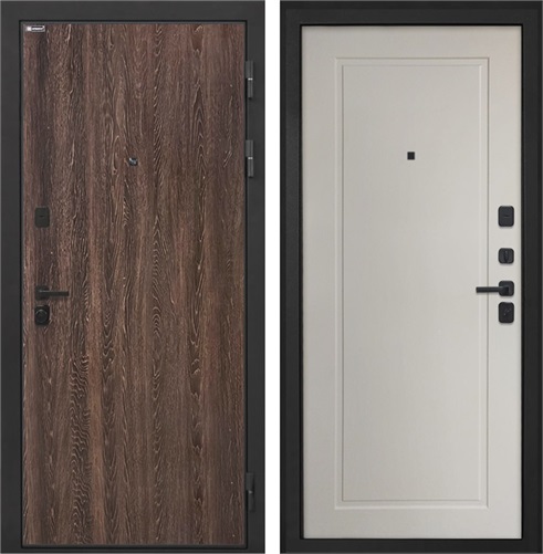 Входная дверь Профит Black ФЛ-642 (Дуб филадельфия коньяк / Мэджик Сэнд светлый кофе) для установки в квартиру 30971 - фото 143264