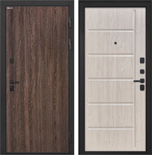 Входная дверь Профит Black ФЛ-102 (Дуб филадельфия коньяк / Сосна белая) для установки в квартиру 30988 - фото 143383