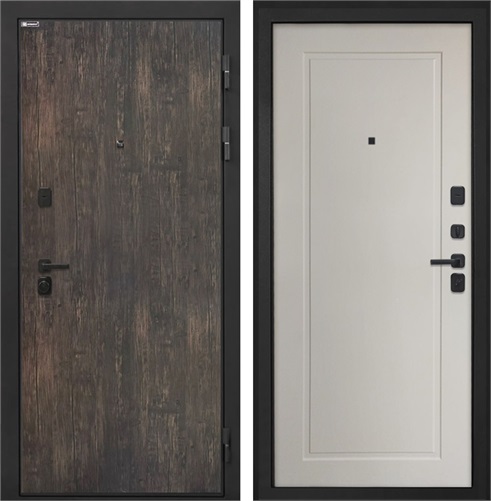 Входная дверь Профит Black ФЛ-642 (Тиковое дерево / Мэджик Сэнд светлый кофе) для установки в квартиру 31009 - фото 143535