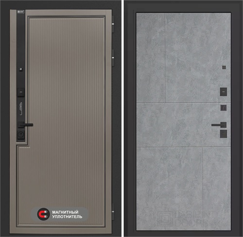 Входная дверь Лаб 1 Про - 21 Бетон светлый для установки в квартиру 31047 - фото 143793