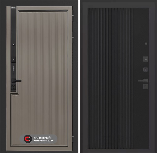 Входная дверь Лаб 1 Про - 29 Черный кварц для установки в квартиру 31059 - фото 143867