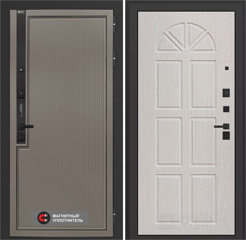 Входная дверь Лаб 1 Про - 15 Алмон 25 для установки в квартиру 31083 - фото 144013