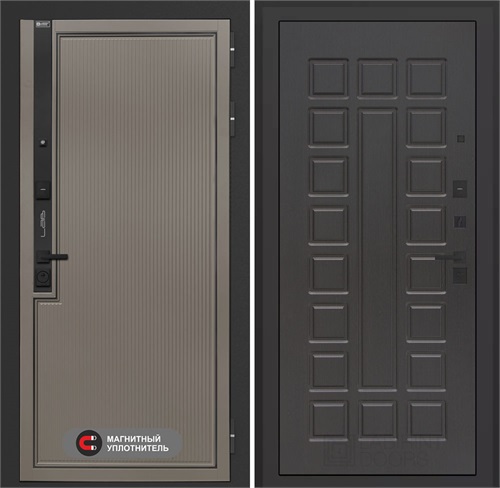 Входная дверь Лаб 1 Про - 04 Венге для установки в квартиру 31087 - фото 144037