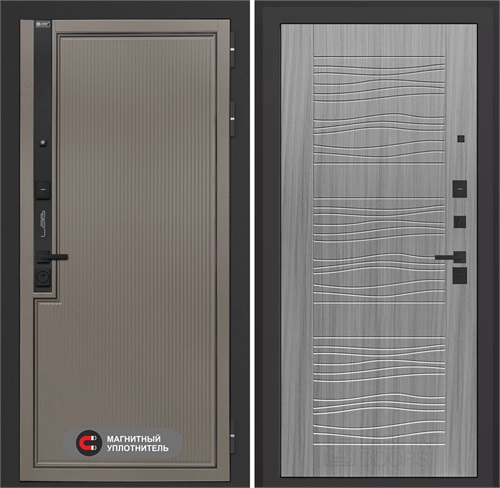 Входная дверь Лаб 1 Про - 06 Сандал серый для установки в квартиру 31089 - фото 144049