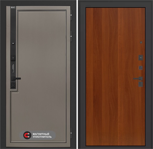 Входная дверь Лаб 1 Про - 05 Итальянский орех для установки в квартиру 31094 - фото 144079