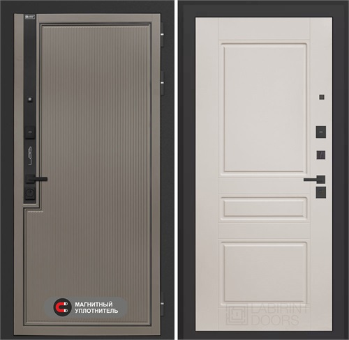 Входная дверь Лаб 1 Про - 03 Крем софт для установки в квартиру 31095 - фото 144086