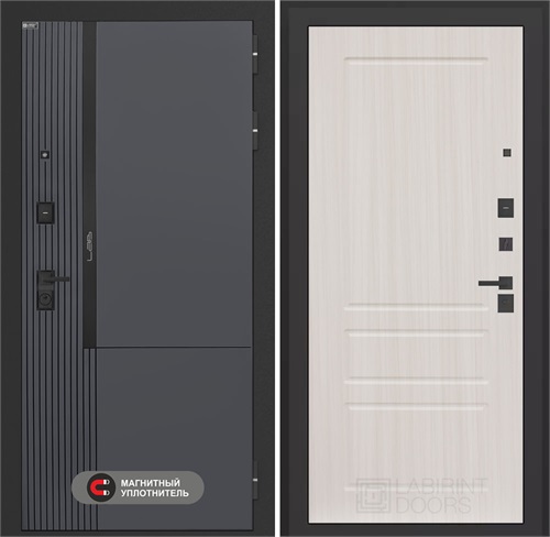 Входная дверь Лаб 2 Про - 03 Сандал белый для установки в квартиру 31097 - фото 144104