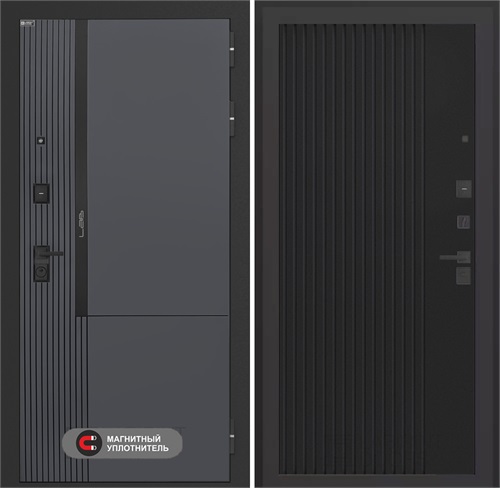 Входная дверь Лаб 2 Про - 29 Черный кварц для установки в квартиру 31126 - фото 144284