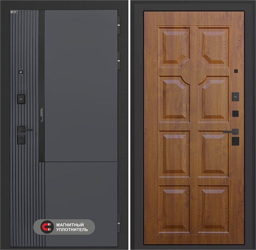 Входная дверь Лаб 2 Про - 17 Золотой дуб для установки в квартиру 31150 - фото 144432