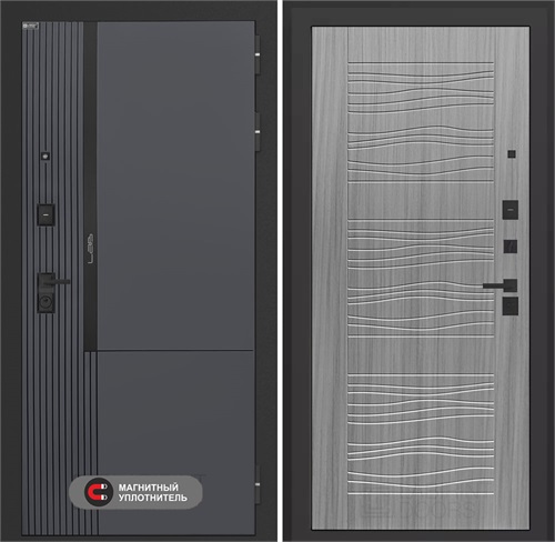 Входная дверь Лаб 2 Про - 06 Сандал серый для установки в квартиру 31155 - фото 144462