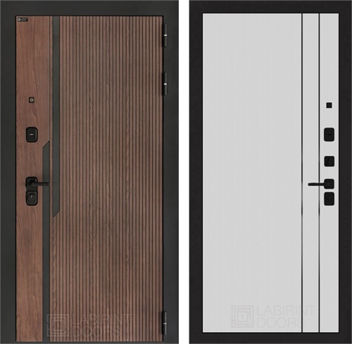 Входная дверь Кармина 10 - Белый рельеф софт для установки в квартиру 30108 - фото 144649