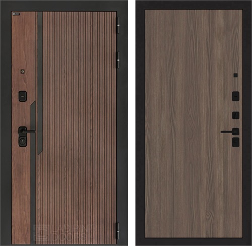 Входная дверь Кармина 05 - Ясень темный для установки в квартиру 31166 - фото 144684