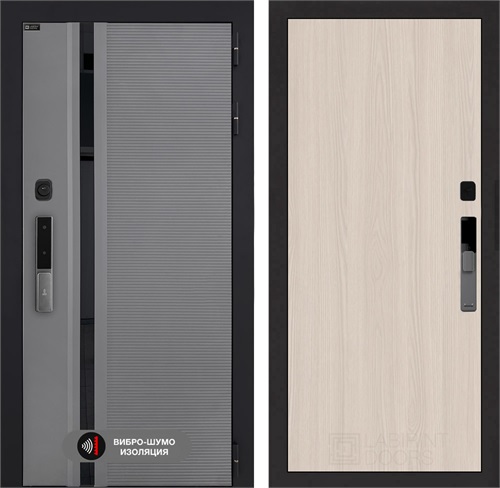 Входная дверь Пиано Смарт 2.0 с умным замком - 05 Ясень светлый для установки в квартиру 31167 - фото 144698