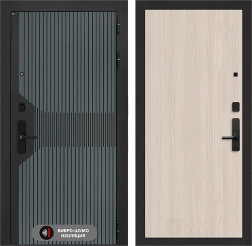 Входная дверь Смартлаб с умным замком - 05 Ясень светлый для установки в квартиру 31172 - фото 144763