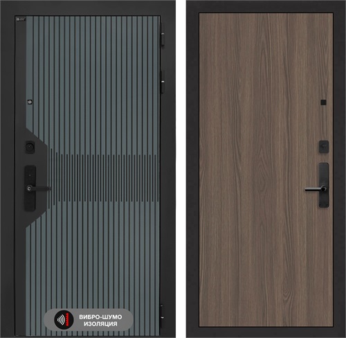 Входная дверь Смартлаб с умным замком - 05 Ясень темный для установки в квартиру 31173 - фото 144772