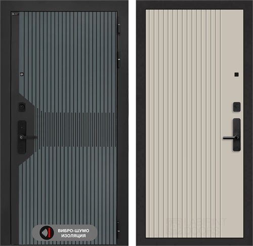 Входная дверь Смартлаб с умным замком - 29 Капучино для установки в квартиру 31174 - фото 144781