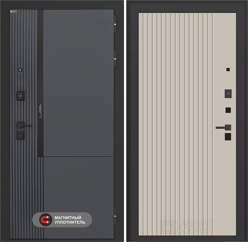 Входная дверь Лаб 2 Про - 29 Капучино для установки в квартиру 31189 - фото 144859