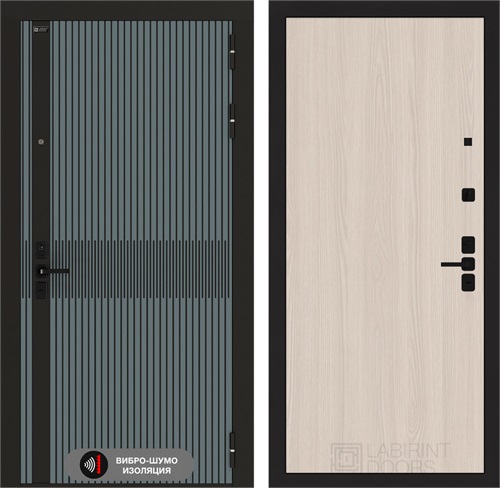 Входная дверь Иссида 05 Ясень светлый для установки в квартиру 31232 - фото 145152