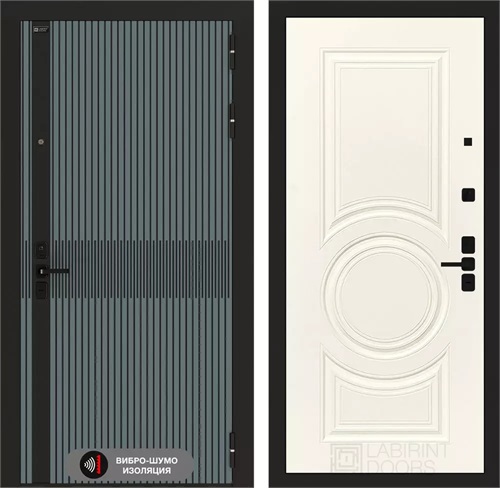 Входная дверь Иссида 23 Веллюто Ванила для установки в квартиру 27624 - фото 145158