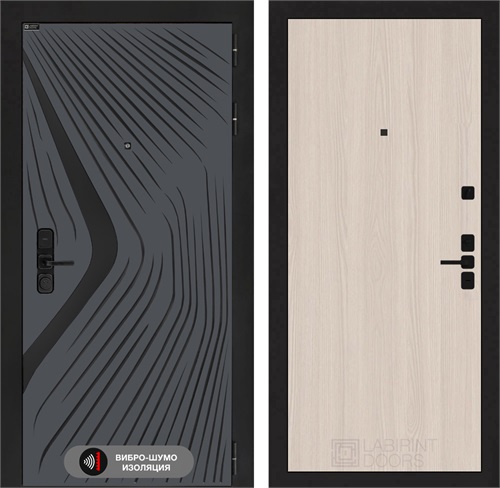 Входная дверь Леолаб 05 - Ясень светлый для установки в квартиру 31237 - фото 145181