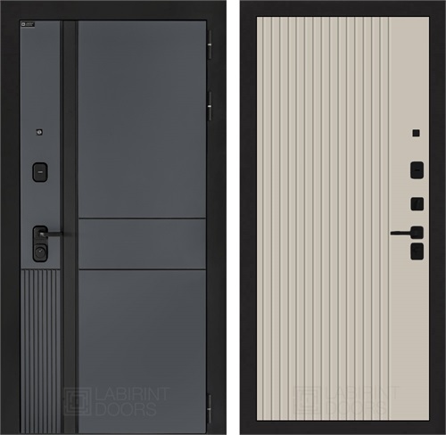 Входная дверь Эволаб 29 - Капучино для установки в квартиру 31244 - фото 145224