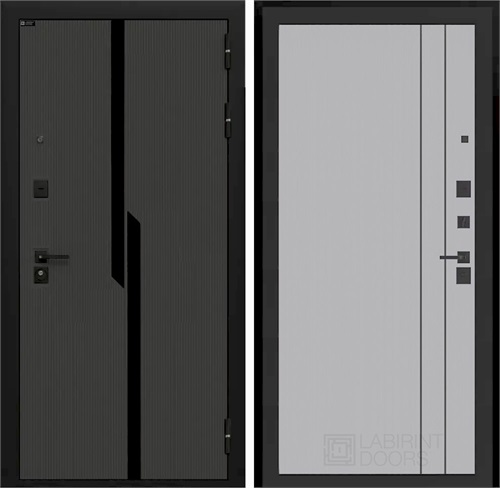 Входная дверь Карбон 10 (Лофт графит / Серый рельеф софт) для установки в квартиру 31251 - фото 145262