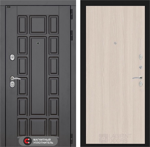 Входная дверь Нью-Йорк 5 (Венге / Ясень светлый) для установки в квартиру 31277 - фото 145527