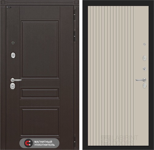 Входная дверь Мегаполис 29 (Венге / Капучино) для установки в квартиру 31289 - фото 145602