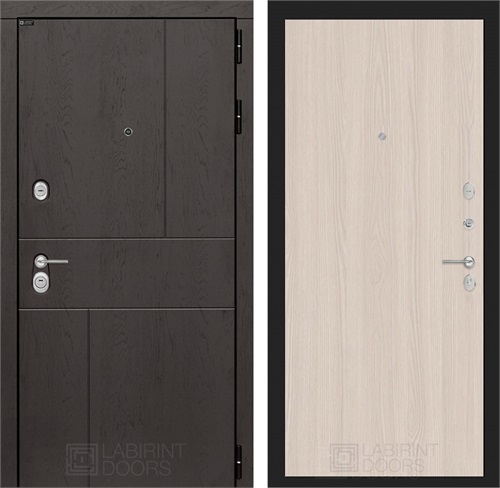 Входная дверь Урбан 5 Ясень светлый для установки в квартиру 31292 - фото 145619