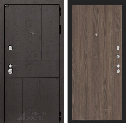 Входная дверь Урбан 5 Ясень темный для установки в квартиру 31293 - фото 145624
