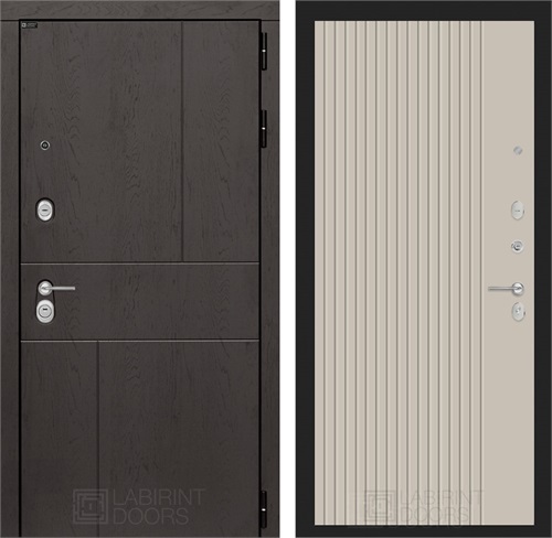 Входная дверь Урбан 29 - Капучино для установки в квартиру 31294 - фото 145631