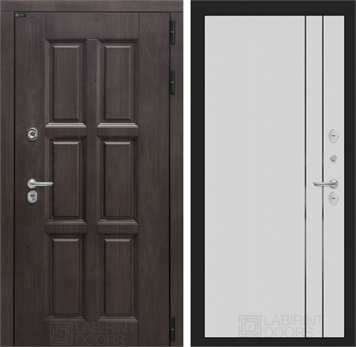 Входная дверь Лондон Термо 10 (Винорит Алмон 28 / Белый рельеф софт) для частного загородного дома и дачи 31345 - фото 145853