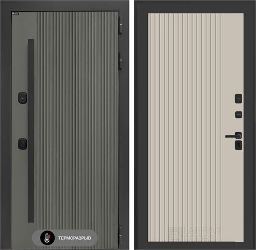 Входная дверь с терморазрывом Термолаб 1 Тепло №29 - Капучино для частного загородного дома и дачи 31350 - фото 146205