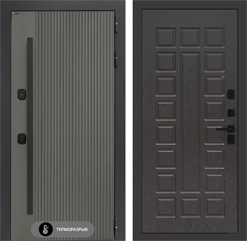 Входная дверь с терморазрывом Термолаб 1 Тепло №04 - Венге для частного загородного дома и дачи 31390 - фото 146405