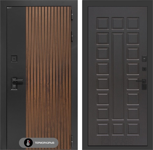 Входная дверь с терморазрывом Айслаб №04 - Венге для частного загородного дома и дачи 31487 - фото 146895