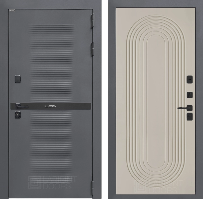 Входная дверь Термолаб 3 графит - 33 Капучино для частного загородного дома и дачи 31855
