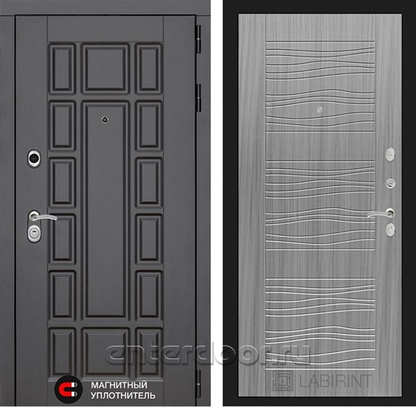 Входная металлическая дверь Лабиринт Нью-Йорк 6 (Сандал серый)