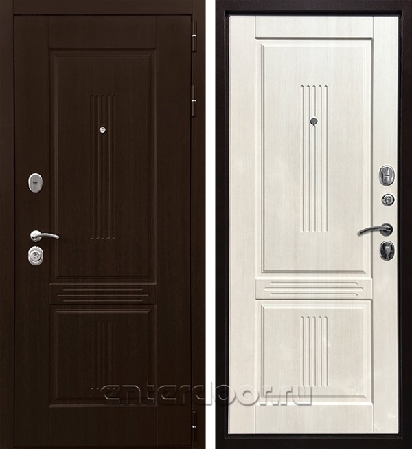 Входная металлическая дверь Консул 3К (Венге / Лиственница беж)
