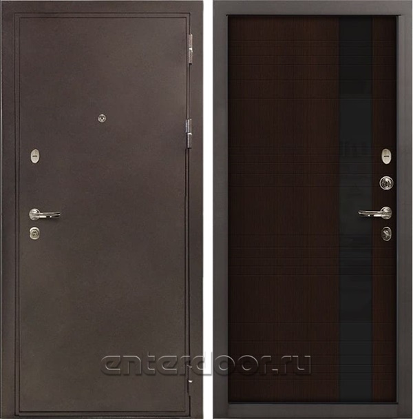 Входная металлическая дверь Лекс 5А Цезарь Новита Венге (панель №53)